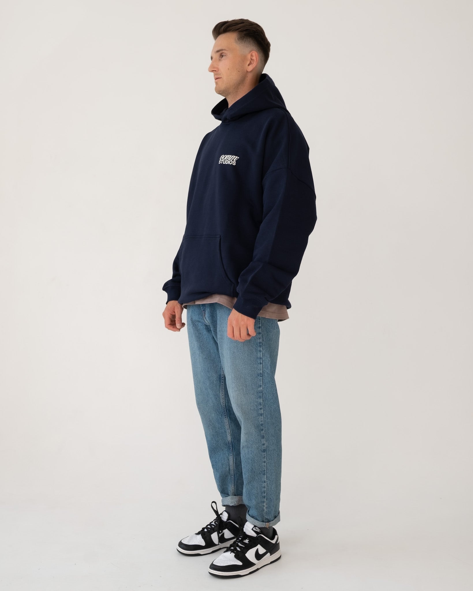 TIMELESS OVERSIZED HOODIE  NAVY