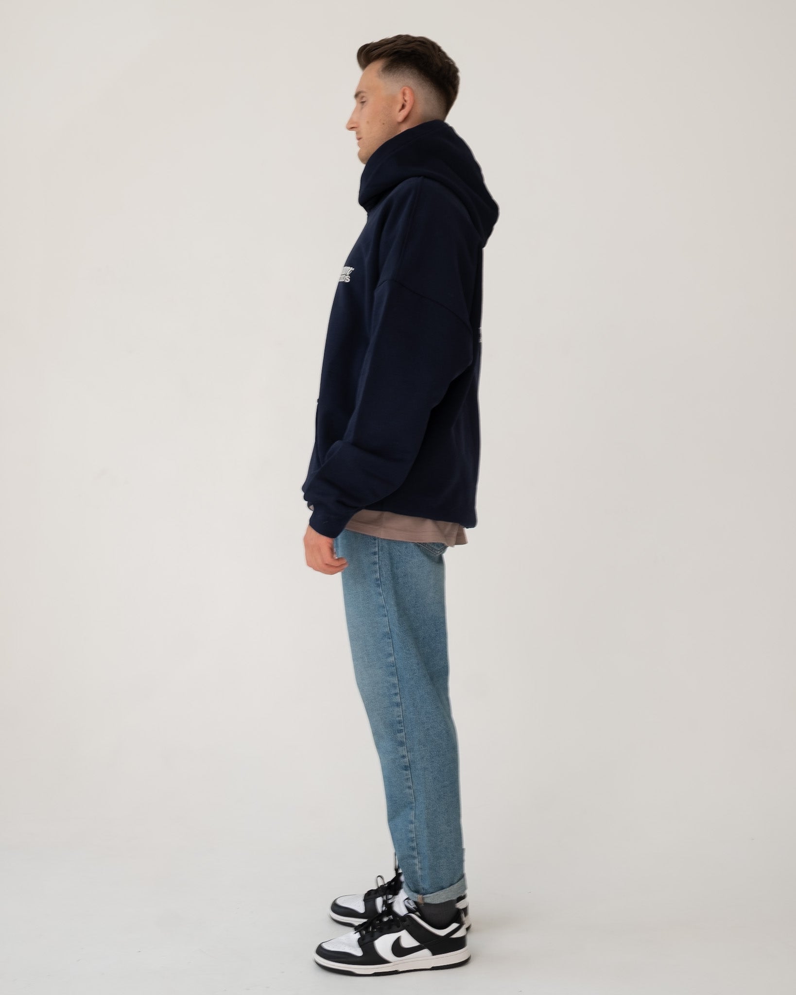 TIMELESS OVERSIZED HOODIE  NAVY